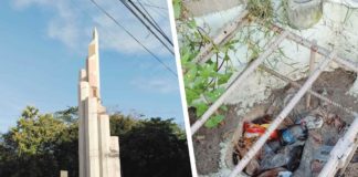 The controversial P4.8 million Halandumon Tower in Bacolod City has been targeted by theft suspects, with at least P200,000 worth of its electrical equipment missing. 96.7 XFM BACOLOD / FACEBOOK