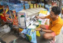 House pursues programs to continue bringing down inflation A rice retailer tends to his store at the Trabajo Market in Sampaloc, Manila. House Speaker Ferdinand Martin Romualdez attributed the significant fall in inflation since November 2023 to intervention measures taken by the Marcos administration, including the rice price cap. PNA PHOTO BY YANCY LIM