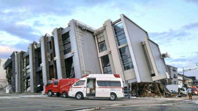 japan_resized This building collapsed due to an earthquake in Wajima, Ishikawa prefecture, Japan. REUTERS