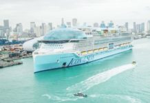 World’s largest cruise ship to set sail Royal Caribbean’s Icon of the Seas cruise ship has 20 decks, seven swimming pools, six waterslides, and more than 40 restaurants, bars and lounges. TRIBUNE NEWS SERVICE VIA GETTY IMAGES