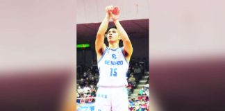 The Lakes notched their 25th victory in the Japan B.League Division 2 in last Saturday’s game where Kiefer Ravena tallied eight points, including a three-pointer, against the Fukushima Firebonds. PHOTO COURTESY OF SHIGA LAKES