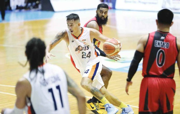 sports magnolia Negrense Raymar Jose is suiting up for Meralco Bolts for their PBA game against Magnolia Chicken Timplados Hotshots in Iloilo City tonight. PBA PHOTO