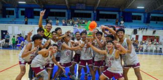 Colegio de Santa Ana de Victorias team. PHOTO COURTESY OF UNBL