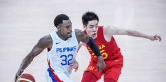 The International Testing Association flagged Justin Brownlee (left) after the urine sample collected from him a day after their historic gold medal win against Jordan tested positive for a banned substance during the 19th Asian Games. PHOTO COURTESY OF POC-PSC MEDIA GROUP