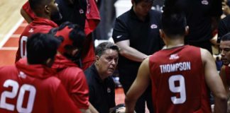 Tim Cone steered the Philippine men’s basketball team to a gold medal finish in the Asian Games last year. PBA PHOTO