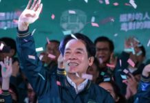 Taiwan elects anti-China president Confetti flies over the stage and crowd as Taiwan’s Vice President and presidential-elect from the Democratic Progressive Party (DPP) Lai Ching-te speaks to supporters at a rally at the party's headquarters on Jan. 13, 2024, in Taipei. GETTY IMAGES