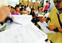 President Marcos signs Ease of Paying Taxes Act into law Taxpayers file their income tax returns. EDWIN BACASMAS/INQUIRER PHOTO