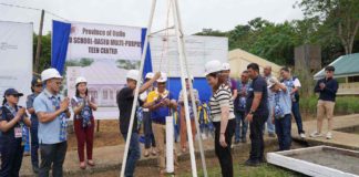 A groundbreaking ceremony for the Teen Center Version 2.0 at Dominador Abang Memorial National High School in San Enrique was held on Tuesday afternoon, Jan. 30. BALITA HALIN SA KAPITOLYO