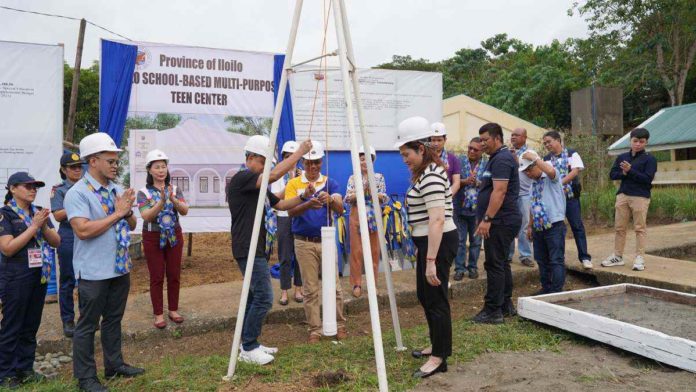 A groundbreaking ceremony for the Teen Center Version 2.0 at Dominador Abang Memorial National High School in San Enrique was held on Tuesday afternoon, Jan. 30. BALITA HALIN SA KAPITOLYO