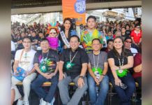 Dinagyang Festival 2024 has been an astounding success. Among the distinguished guests who graced and witnessed the world-class celebration were (L-R, standing) Ms. Tessa Prieto-Valdes, Miss Universe Philippines 2024 Michelle Dee, Tim Yap as well as (L-R, seated) SM Supermalls President Steven T. Tan, Mayor Jerry Treñas of Iloilo City, House Speaker Martin Romualdez, Gov. Arthur Defensor, Jr. of Iloilo Province, and House Deputy Speaker Camille Villar.