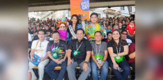 Dinagyang Festival 2024 has been an astounding success. Among the distinguished guests who graced and witnessed the world-class celebration were (L-R, standing) Ms. Tessa Prieto-Valdes, Miss Universe Philippines 2024 Michelle Dee, Tim Yap as well as (L-R, seated) SM Supermalls President Steven T. Tan, Mayor Jerry Treñas of Iloilo City, House Speaker Martin Romualdez, Gov. Arthur Defensor, Jr. of Iloilo Province, and House Deputy Speaker Camille Villar.