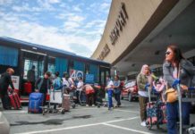 Travelers arrive at the Ninoy Aquino International Airport Terminal 1 in Pasay City. JONATHAN CELLONA/ABS-CBN NEWS PHOTO