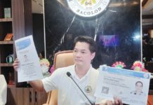 Mayor Alfredo Abelardo Benitez ordered the recall of old identification cards issued to persons with disability in Bacolod City. MAE SINGUAY/PN