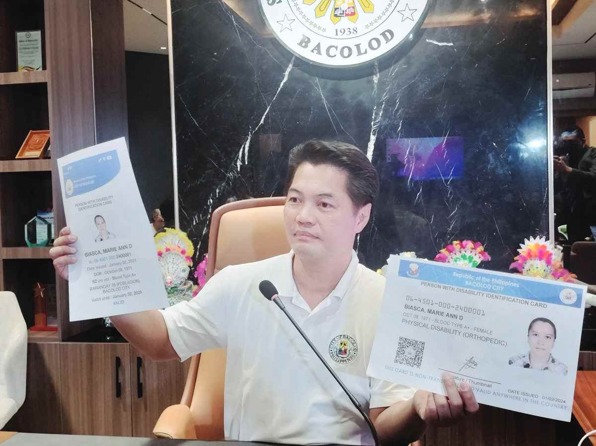 No deadline extension for replacement of PWD IDs in Bacolod