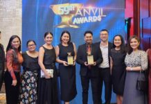 InLife wins Gold Anvil Awards InLife wins two Gold Anvils. InLife’s Amorsolo Circle, a program for its most valued clients, as well as its employee engagement program called The Good Squad were given the Gold Anvil Awards during the recently-held 59th Anvil Awards Gabi ng Parangal at the Manila Marriott Hotel. The InLife delegation was led by Chief Marketing Officer Gae L. Martinez (4th from left) and Chief Human Resources Officer Rozana G. Pecson (2nd from right).