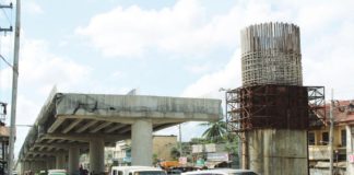 The work on Aganan flyover’s superstructure, including the installation of girders, has been temporarily halted since December 2022. The Department of Public Works and Highways’ (DPWH) Bureau of Design recently permitted the DPWH Region 6 to decide which girders to use: concrete or steel. AJ PALCULLO/PN