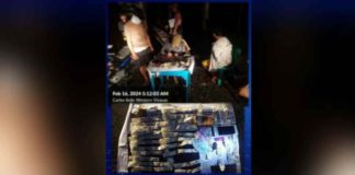 Twenty-three sachets of suspected shabu weighing a total of 111 grams and valued at around P754,400 were confiscated from two drug suspects in Barangay Poblacion, Carles, Iloilo early Friday morning, Feb. 16. IPPO PHOTO