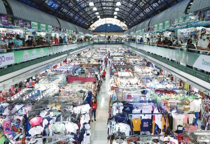 fake_goods_resized The National Bureau of Investigation seized P63 million worth of alleged fake goods at the Greenhills Shopping Center (in this file photo) in San Juan City in 2022. NIÑO JESUS ORBETA/PHILIPPINE DAILY INQUIRER PHOTO
