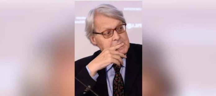 italy_superimposed Junior Culture Minister Vittorio Sgarbi is also a renowned art critic, historian and TV personality. GETTY IMAGES