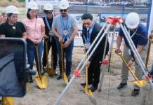 Lapid nanguna sa groundbreaking ng convention center sa Pampanga