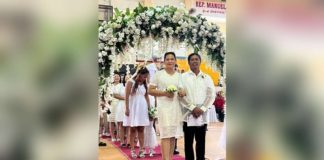 A total of 50 couples in Pototan, Iloilo tie the knot on Valentine’s Day, Feb. 14, in a mass civil wedding officiated by Mayor Rafael Enrique Lazaro. POTOTAN - MSWDO FACEBOOK PHOTO