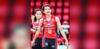 Victorinara “Ara” Galang had an impressive debut for Chery Tiggo Crossovers. PVL PHOTO