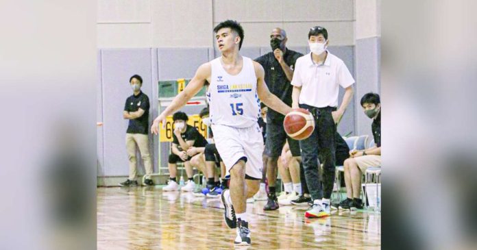 sports kiefer_superimposed Kiefer Ravena missed all of his five field goal attempts in Shiga Lakes’ victory over Koshigaya Alphas in Japan B.League Division 2. PHOTO COURTESY OF SHIGA LAKES