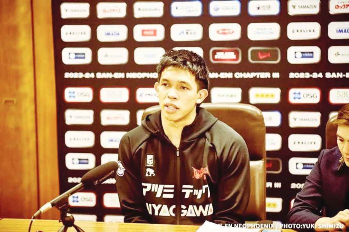 sports_ilonggo_resized Thirdy Ravena’s 16 points were not enough for San-en NeoPhoenix to overcome Alvark Tokyo in the Japan B.League Division 1. PHOTO COURTESY OF SAN-EN NEOPHOENIX