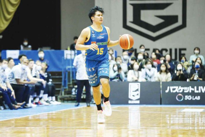 sports_kiefer_resized “We were able to play according to our game plan,” says Kiefer Ravena who plays for Shiga Lakes in the Japan B.League Division 2. PHOTO COURTESY OF SHIGA LAKES