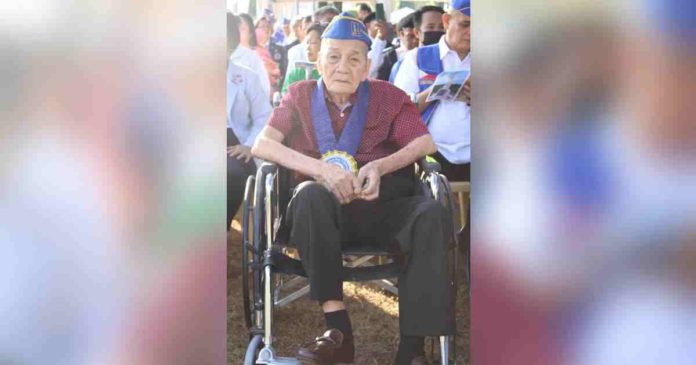 Abello Eler, a 103-year-old veteran of World War II. AJ PALCULLO/PN