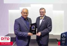 DITO is Ookla®’s 2023 Rated #1 Mobile Network in the Philippines Mr. Eric Alberto, Chief Executive Officer & President, DITO Telecommunity with Ookla company leader