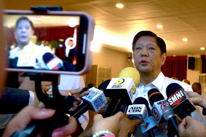 PBBM_resized President Ferdinand Marcos Jr. questions China’s 10-dash line as a premise in its assertion of ownership of the South China Sea. PNA