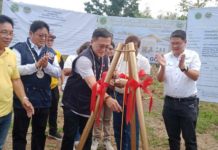 ‘Super Health Center’ to rise in Lambunao Sen. Christopher Lawrence "Bong" Go, Department of Health Region 6 director Dr. Adriano Suba-an and Mayor Reynor Ganzales lead the groundbreaking ceremony for the construction of the P12-million “Super Health Center” in Barangay Pasig, Lambunao, Iloilo, on Friday, March 22. IME SORIAL/PN