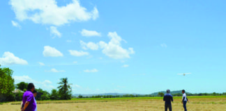 The El Niño phenomenon has so far affected over 14,000 hectares of rice, corn, and high-value crops in Western Visayas. File photo shows a drone flown over a drought-stricken area in Iloilo province. DA REGION 6 FILE PHOTO