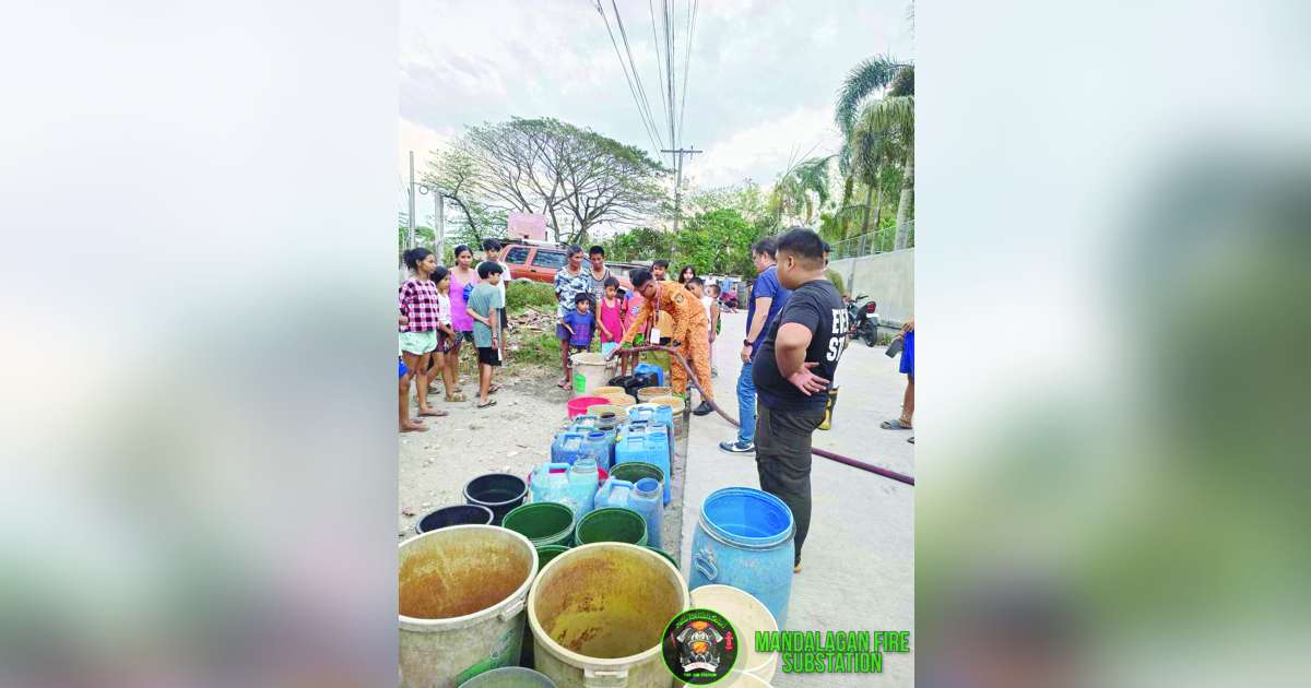 City, BFP supply water to Bacolod villages
