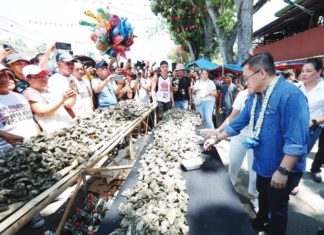 Sen. Christopher "Bong" Go joined the celebration of the Talaba Festival in Ilog, Negros Occidental. He emphasized the festival's role in bringing the community together and highlighting the importance of preserving natural resources as part of the town’s cultural heritage and a testament to its thriving tourism and agriculture.