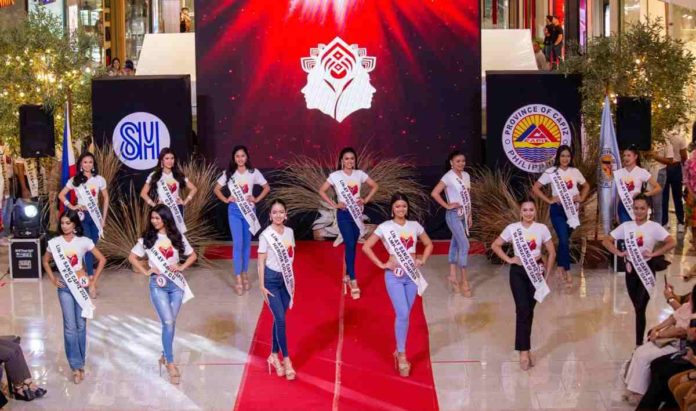 The candidates for this year’s Lin-ay kag Hangaway sang Capiz were presented during a sashing ceremony at a mall in Capiz province on Sunday, March 10. CAPIZ PROV’L GOV’T COMMUNICATIONS GROUP