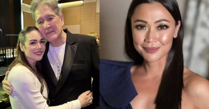 Claudine Barretto says she's clueless about Jodi Sta. Maria's absence at Johnny Manahan's tribute party. INSTAGRAM/@CLAUBARRETTO, @JODISTAMARIA PHOTOS