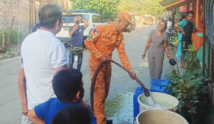 front pic (1) The Iloilo provincial government is ready to implement water rationing in coordination with the Bureau of Fire Protection (BFP) should there be household water shortages in several areas in the province. BFP BACOLOD CITY PHOTO