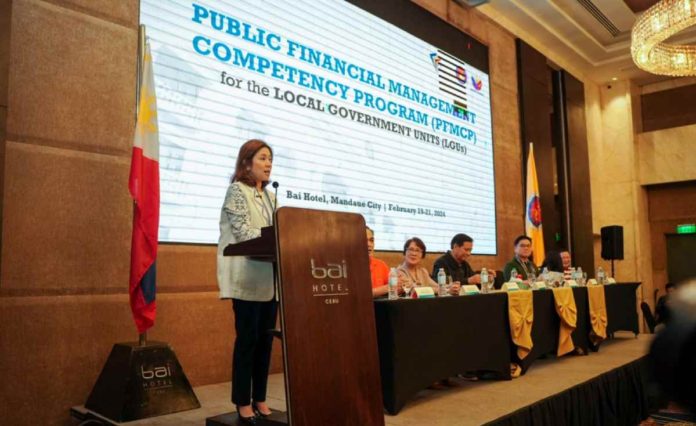 Department of Budget and Management Secretary Amenah Pangandaman was the keynote speaker during the Public Financial Management (PFM) Competency Program for Local Government Units in Central Visayas from Feb. 19 to 21, 2024. Pangandaman highlighted the crucial role of local civil servants in making the country’s PFM system more responsive and people-centered.