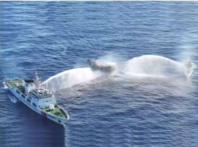 nation_PH_resized To slip past water cannon attacks and blocking maneuvers of Chinese ships, last seen during the incident in Ayungin Shoal, the Philippine military will focus on speed and maneuverability in its future missions to its outpost there, the BRP Sierra Madre, according to Vice Adm. Alberto Carlos, chief of the Western Command. VIDEO GRAB FROM PCG