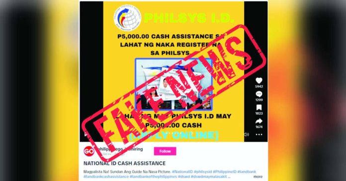 natl ID_superimposed The Philippine Statistics Authority wishes to clarify that being registered to the Philippine Identification System and/or having the national ID does not automatically make an individual eligible to receive any cash benefits from the government. PSA PHOTO