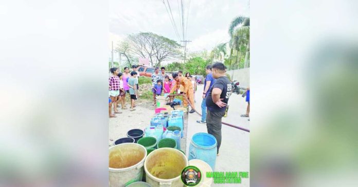 The Office of the Civil Defense Region 6 has already observed water shortages in Negros Occidental, leading to the initiation of water rationing with the assistance of the Bureau of Fire Protection. BFP-BACOLOD CITY PHOTO