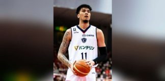 Kai Sotto put up a double-double performance in Yokohama B-Corsairs’ win over San-en NeoPhoenix. PHOTO COURTESY OF YOKOHAMA B-CORSAIRS
