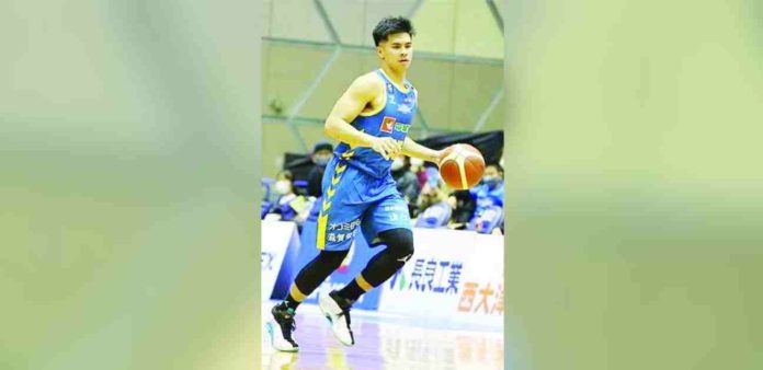sports kiefer_superimposed The Lakes remained in second place in the standings in the Japan B.League Division 2. In their recent victory over Ehime Orange Vikings, Kiefer Ravena finished with 10 points. PHOTO COURTESY OF SHIGA LAKES