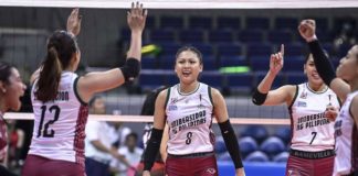 Bacolodnon Joan Marie Monares and University of the Philippines Fighting Maroons nail their first win in UAAP Season 86 women’s volleyball tournament. UAAP PHOTO