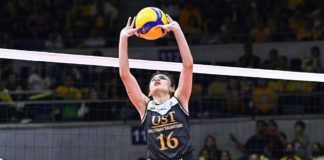 Negrense Cassie Carballo of the University of Santo Tomas Golden Tigresses emerged on top in the Best Setter and Best Server category after the first round of the UAAP Season 86 women’s volleyball tournament eliminations. UAAP PHOTO