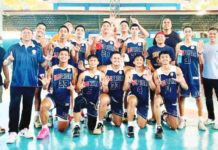 Members of the ILOPRISAA secondary boys basketball team, represented by Hua Siong College of Iloilo Red Phoenix. PHOTO COURTESY OF VINCENT CONLU