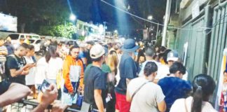 Some Bacolodnon ticket holders were denied entry to the University of St. La Salle Gym to watch the 2024 PBA All-Star Weekend game. CONTRIBUTED PHOTO