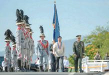The Armed Forces of the Philippines reiterates its commitment to professionalism, loyalty to the Constitution, and strict adherence to the Chain of Command amid calls for the military to withdraw its support from President Ferdinand Marcos Jr. Photo shows the President with Armed Forces’ Chief of Staff General Romeo Brawner Jr. during the recent Araw ng Kagitingan in Bataan.